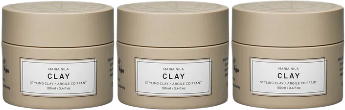 3 Pack Maria Nila Clay Styling Clay 100ml / 3.4 fl oz