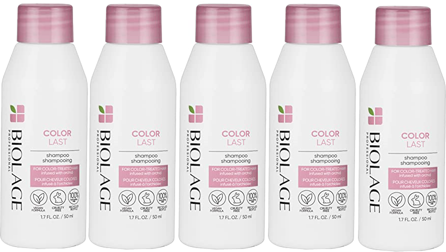 5 Pack Matrix Biolage Colorlast Shampoo, 1.7 oz