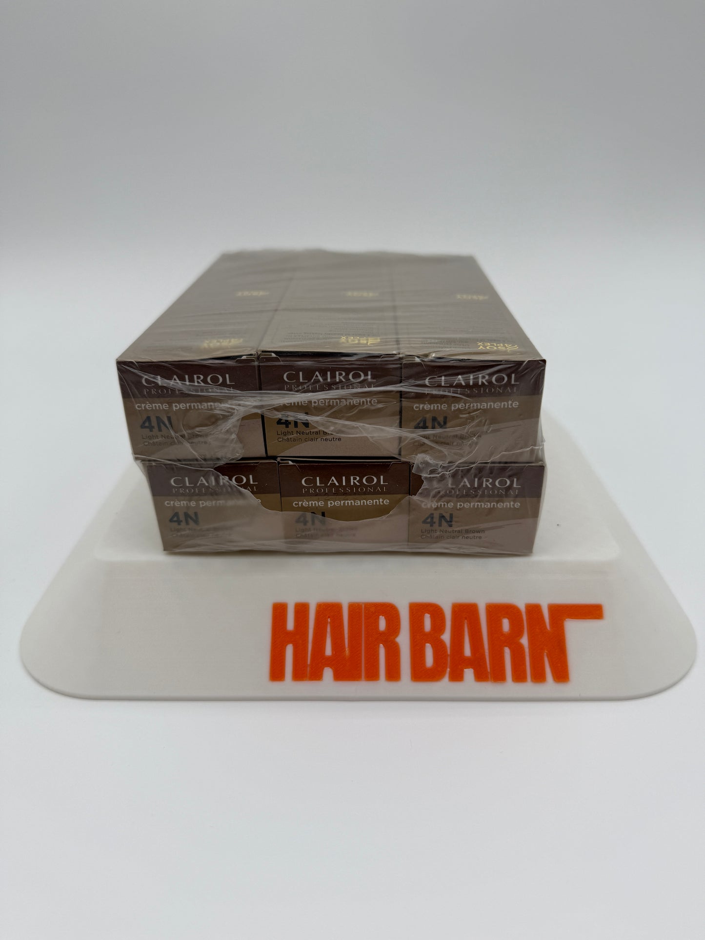 6 Pack CLAIROL SOY4PLEX PERMANENT HAIR COLOR CREAM 2 oz 4N