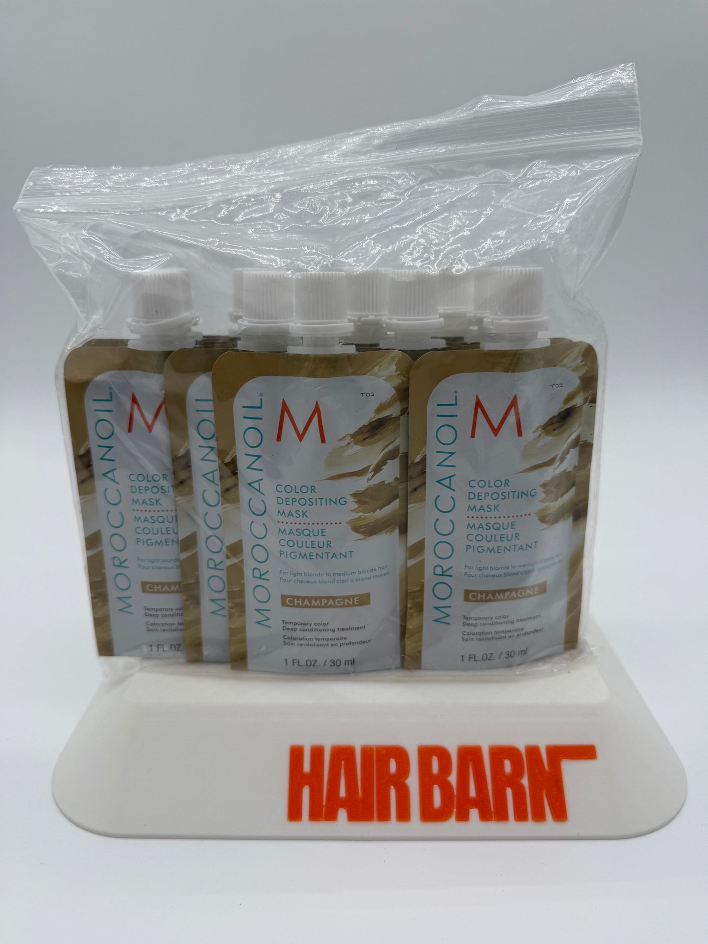 12 Pack Moroccanoil Color Depositing Mask Champagne 1 oz