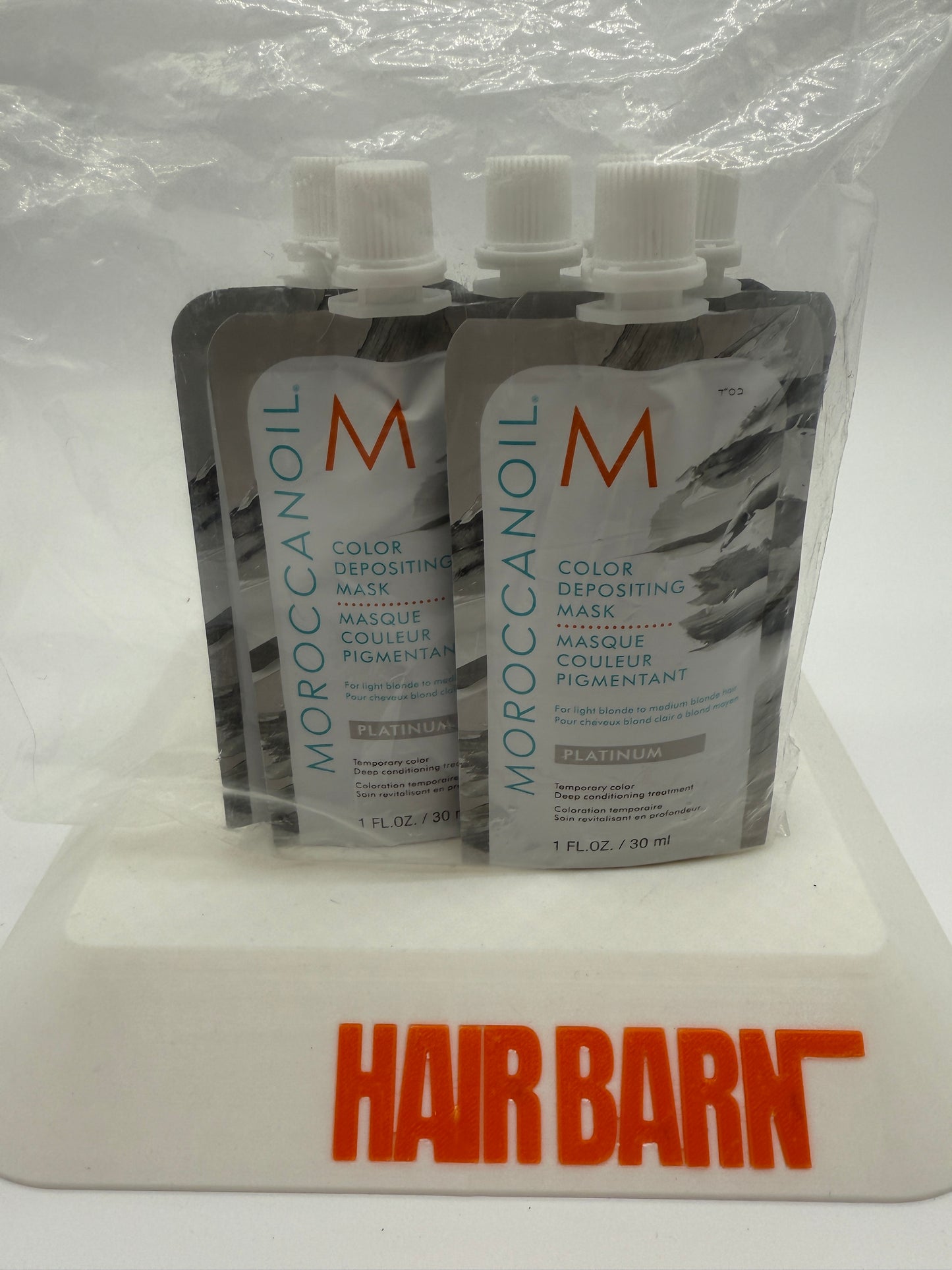6 Pack Moroccanoil Color Depositing Mask Platinum 1 oz