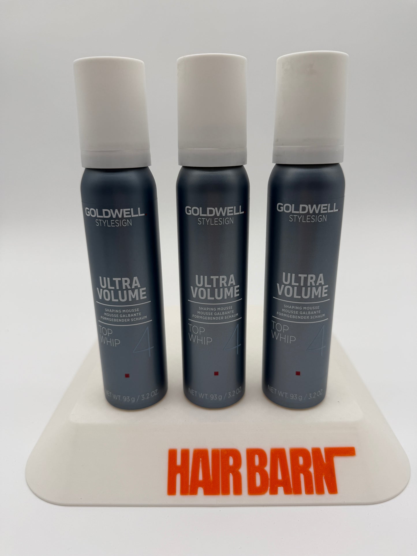 PACK of 3 Goldwell StyleSign Ultra Volume Top Whip Mousse 3.2 oz Travel Size