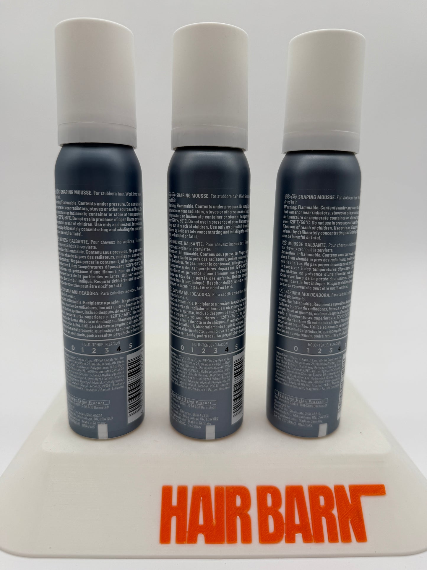 PACK of 3 Goldwell StyleSign Ultra Volume Top Whip Mousse 3.2 oz Travel Size