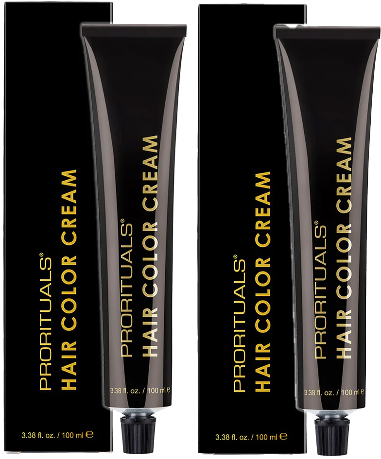 2 Pack Prorituals 4RM 4.5 Medium Mahogany Chestnut Hair Color 3.38 oz tube