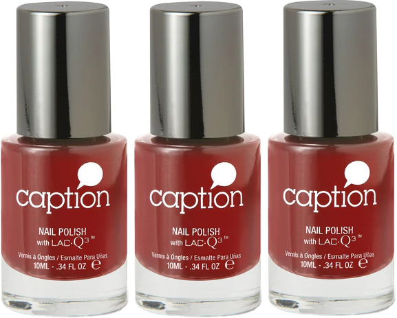 3 Pack Young Nails Caption Nail Polish C038 Turn It Up! - 0.34 oz