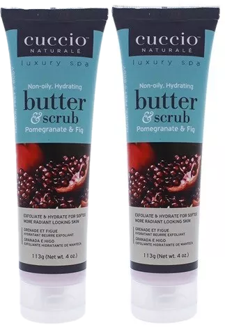 2 Pack Cuccio Naturale - Butter & Scrub - Pomegranate & Fig - 113 g 4oz