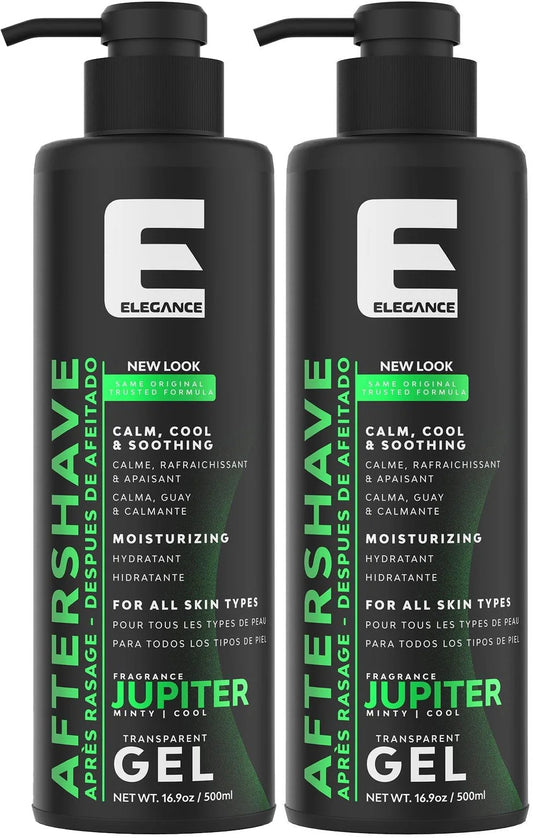 2 Pack Elegance After Shave Gel Jupiter 16.9oz