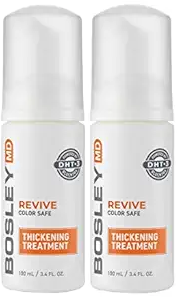 2 Pack Bosley Revive Thickening Treatment Color Safe 3.4 fl oz