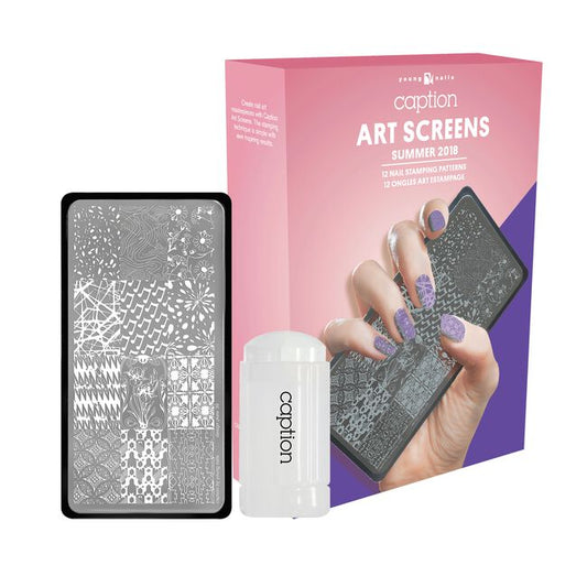 Young Nails Caption Summer Collection Kit Art Screen Set Summer 2018