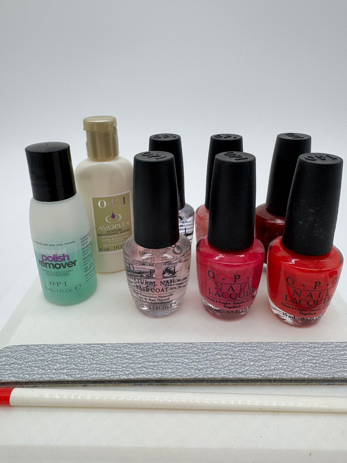 OPI Nail Polish Kit 4 Colors, Top, Base and More