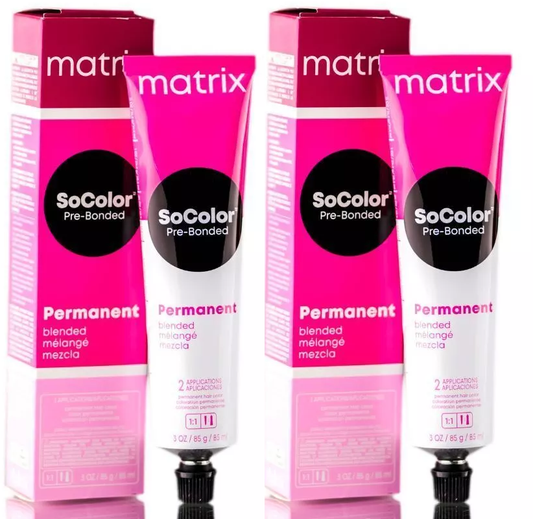 2 Pack Matrix SoColor Hair Color Dark Blonde Mocha 7M 3 OZ