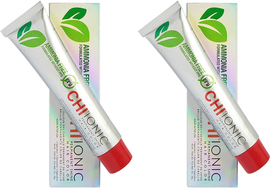 2 Pack CHI IONIC Permanent Shine Hair Color 3oz 4RR