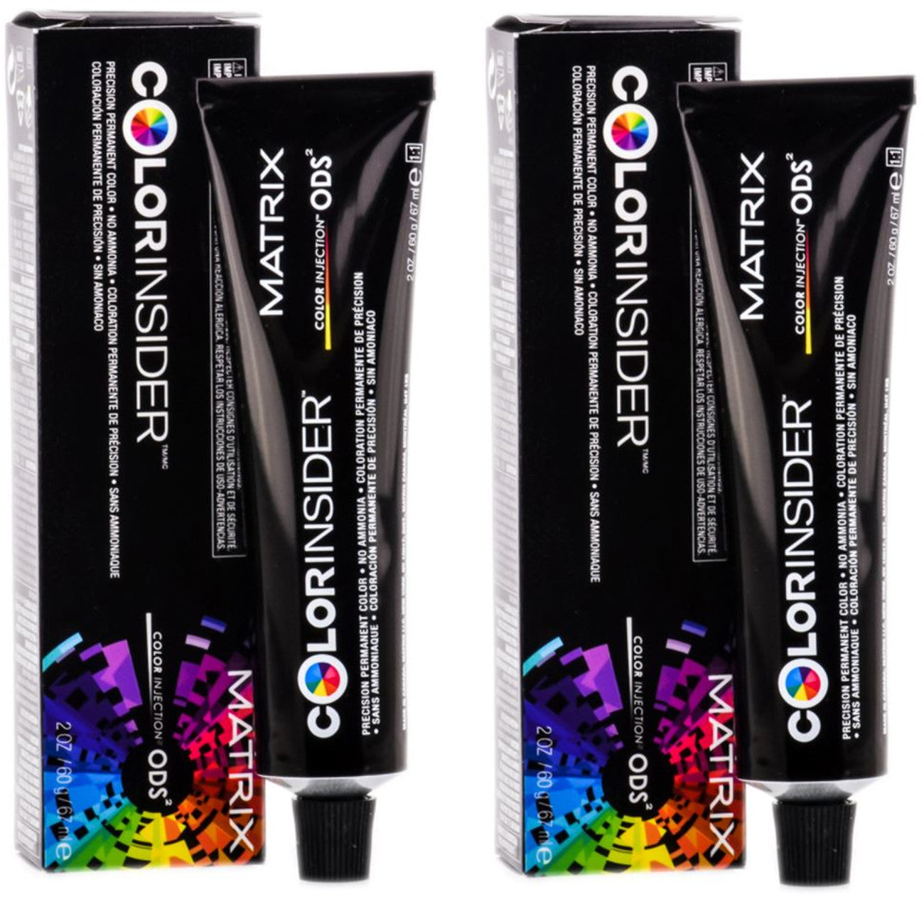 2 Pack Matrix Color Insider Precision 3VR 2.26 Darkest Brown Violet Red 2 oz