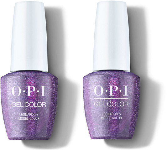 2 Pack OPI Gel Color Nail Polish Leonardo’s Model Color 15 ml