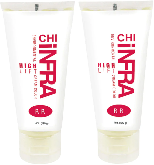 2 Pack CHI Infra High Lift Cream Color: 4 oz RR Red Red