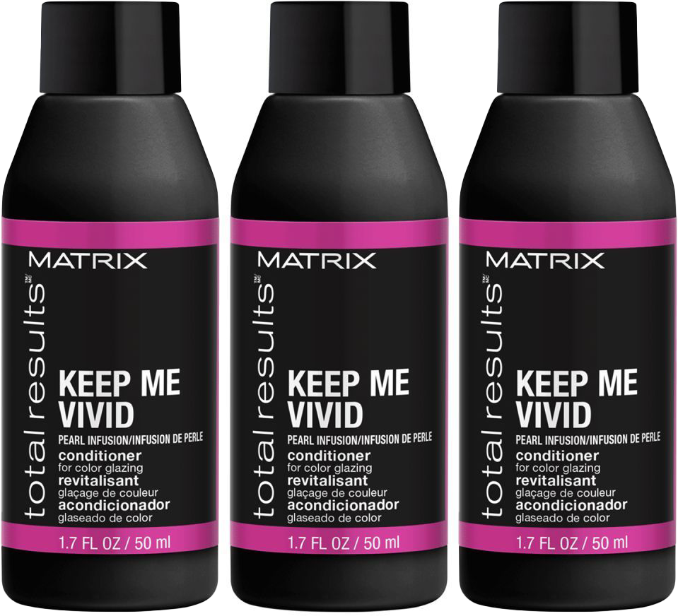 3 Pack Total Results Matrix Keep Me Vivid Pearl Infusion Conditioner 1.7 oz