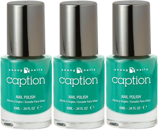 3 Pack Caption Nail Polish .34 fl oz { Instant Vaca }