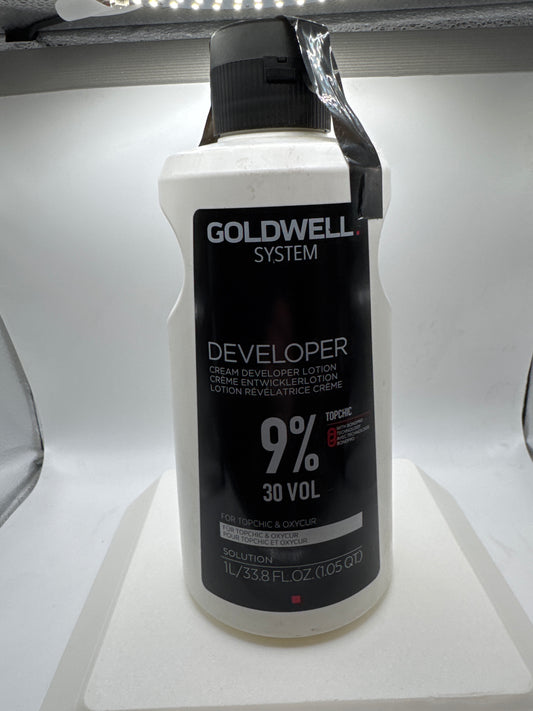 GoldWell System Developer 9% 30 Volume Cream Developer - 1L 33.8 oz.