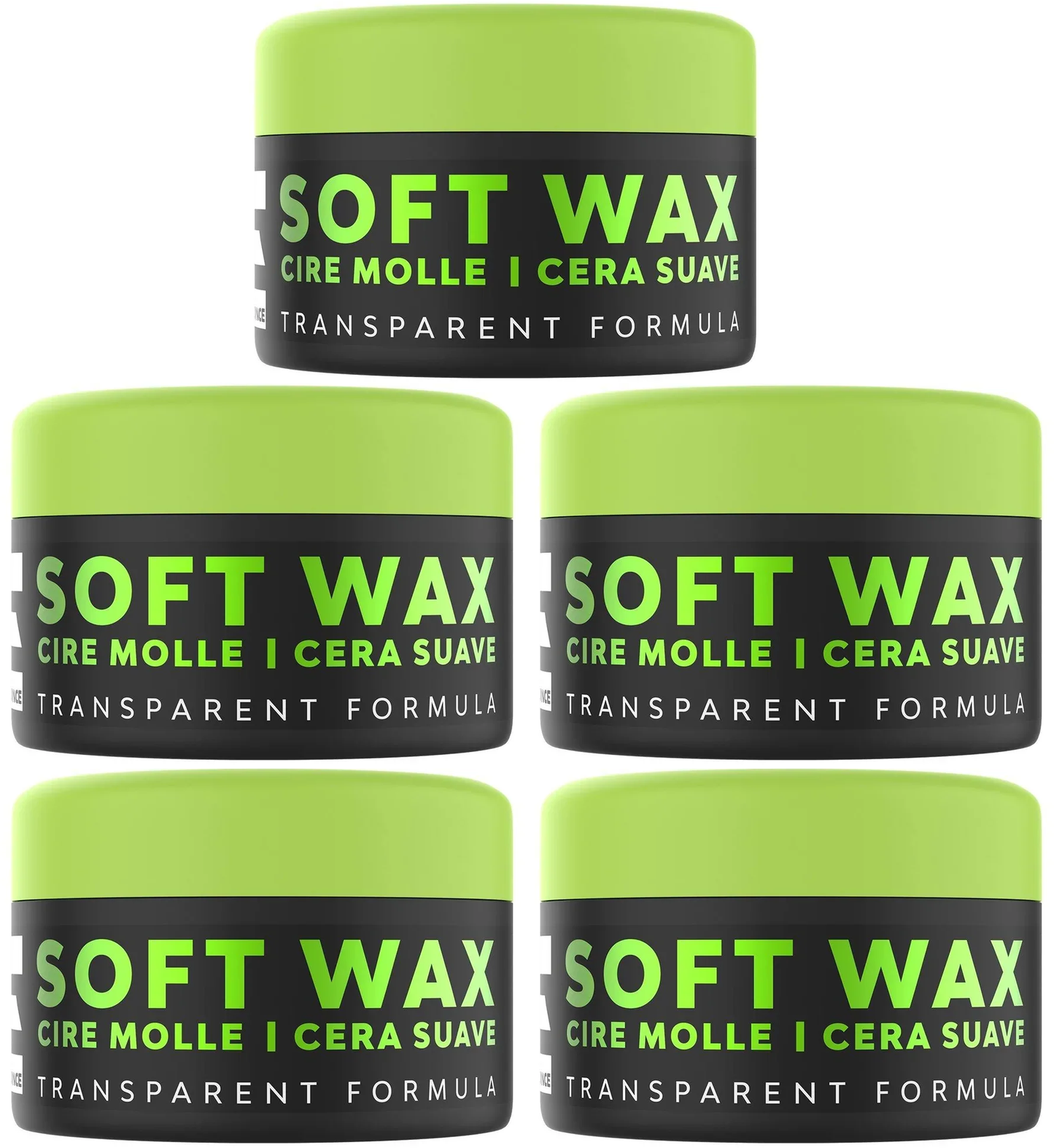 5 Pack Elegance Soft Wax with Argan Oil, 3.38 oz