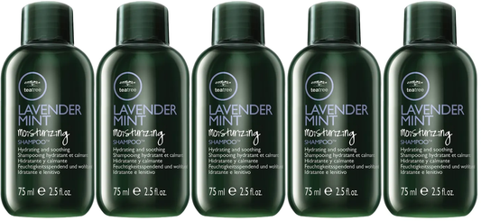 5 Pack Paul Mitchell Tea Tree Lavender Mint Shampoo 2.5oz