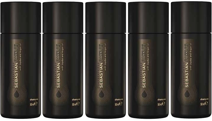 3 PACK Sebastian Dark Oil Jojoba and Argan Shampoo 1.7 oz