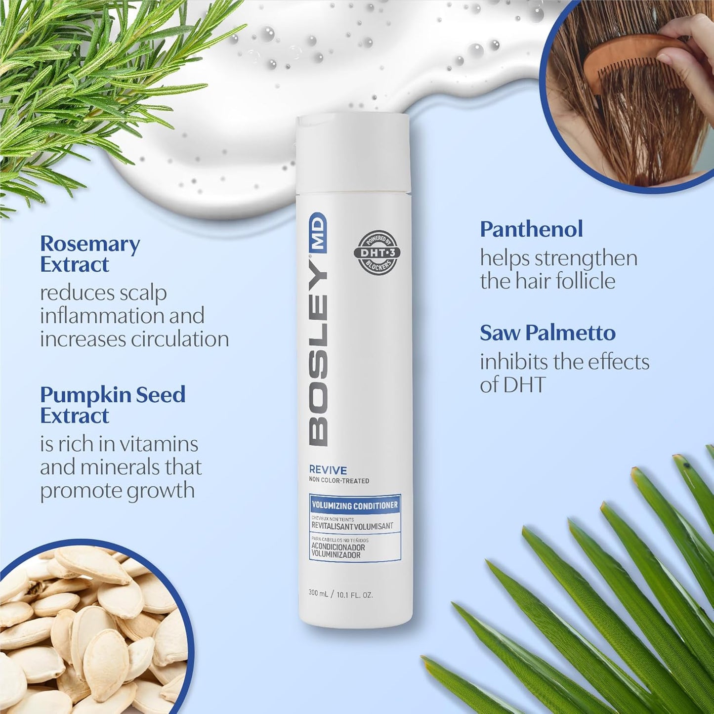 Bosley Revive Non Color Safe Revive Conditioner 10.1 fl oz