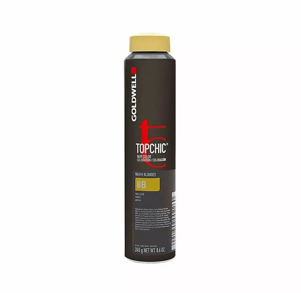 Goldwell Topchic Permanent Hair Color Canister 8B Warm Blondes 8.6 oz