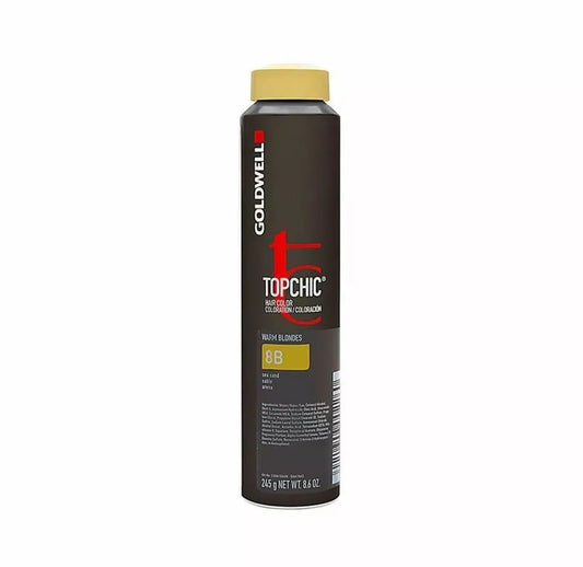 Goldwell Topchic Permanent Hair Color Canister 8B Warm Blondes 8.6 oz