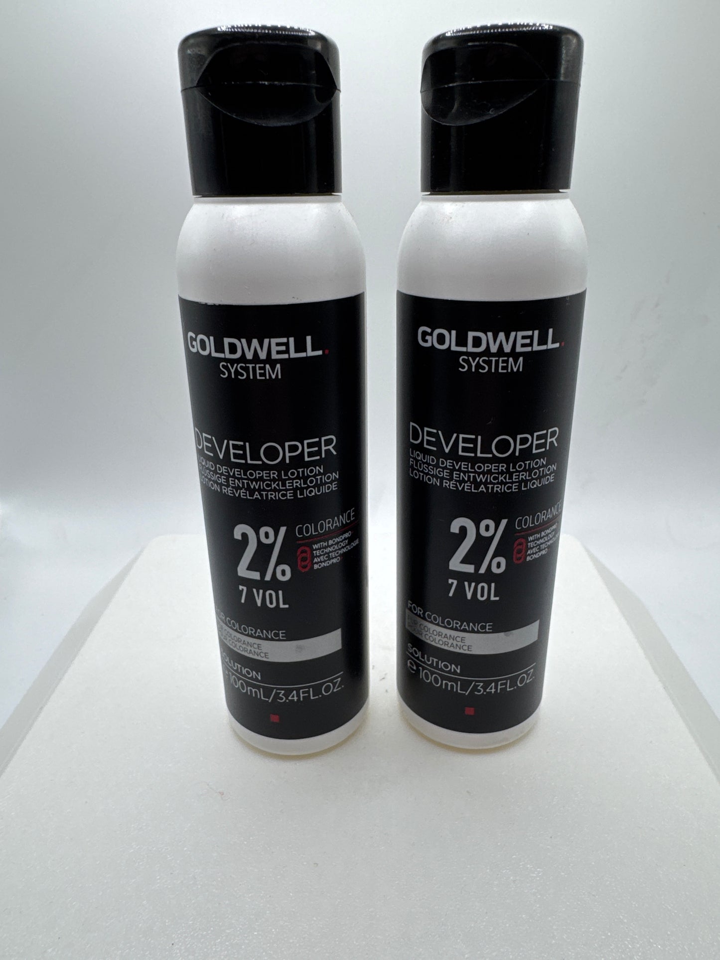 2 Pack Goldwell Developer 2% 7 Vol Colorance 3.4 oz