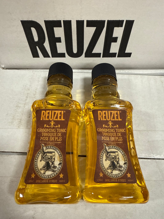 2 Pack Reuzel Grooming Tonic 3.38 oz. Hair Styling Product