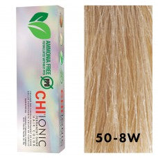 CHI IONIC Permanent Shine Hair Color 3oz 50-8W medium natural warm blonde
