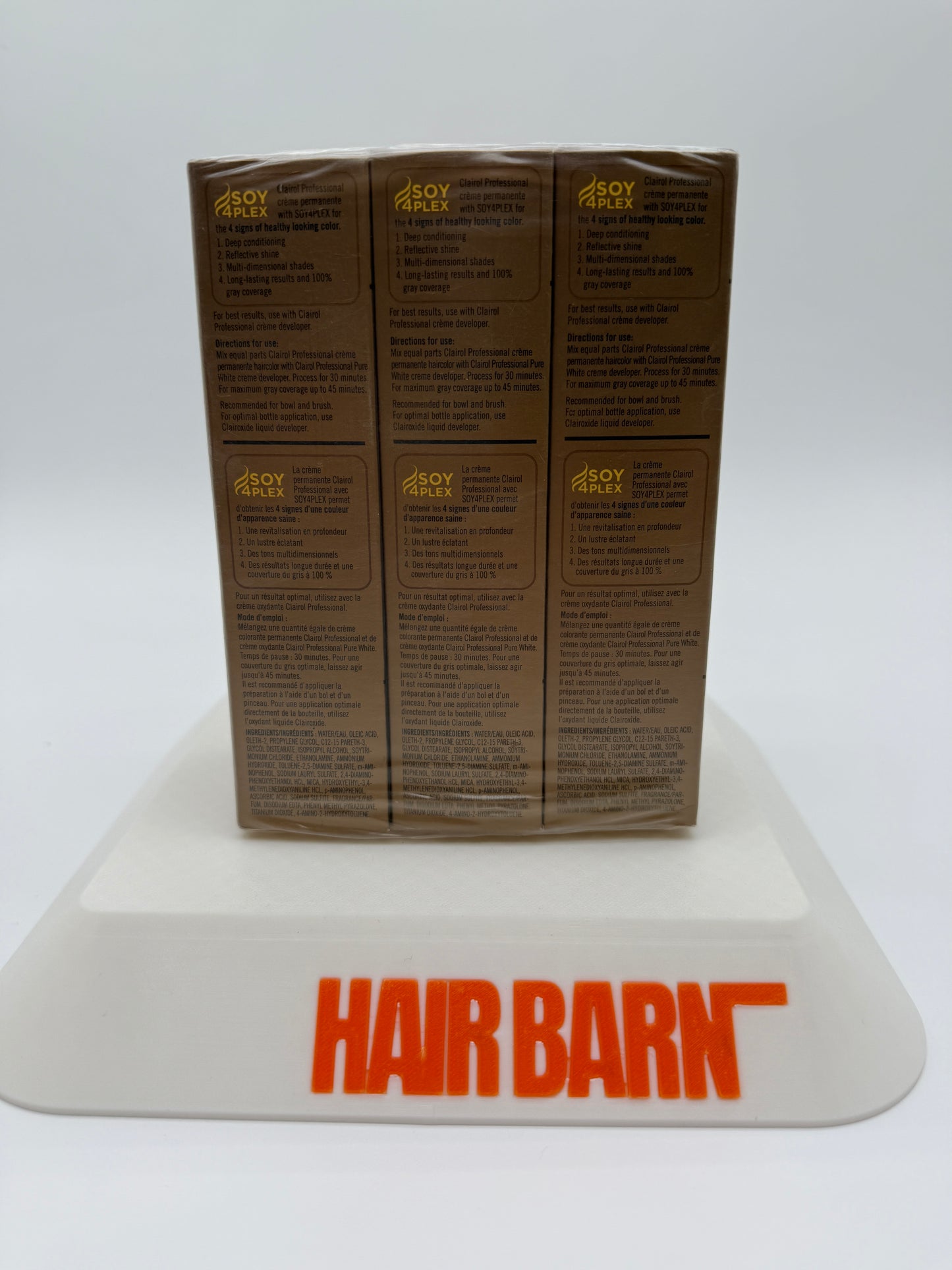 6 Pack Clairol Soy 4Plex Color Cream 1N 2oz