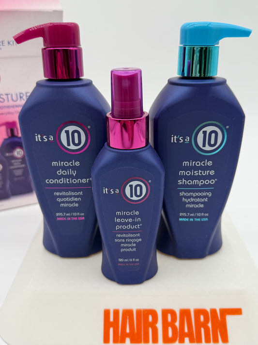 It’s a 10 Everyday Moisture Kit Conditioner, Leave in, Shampoo