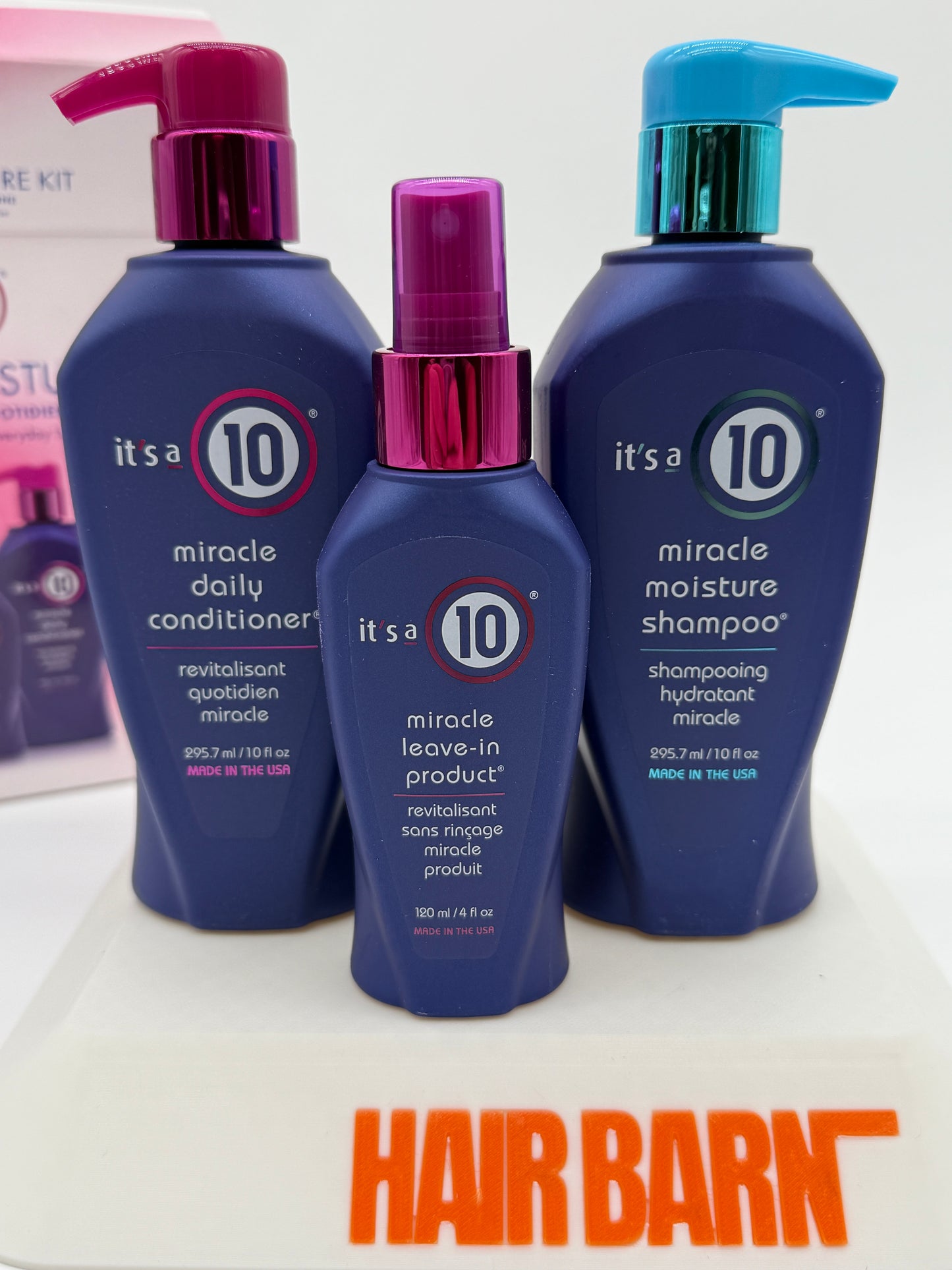 It’s a 10 Everyday Moisture Kit Conditioner, Leave in, Shampoo