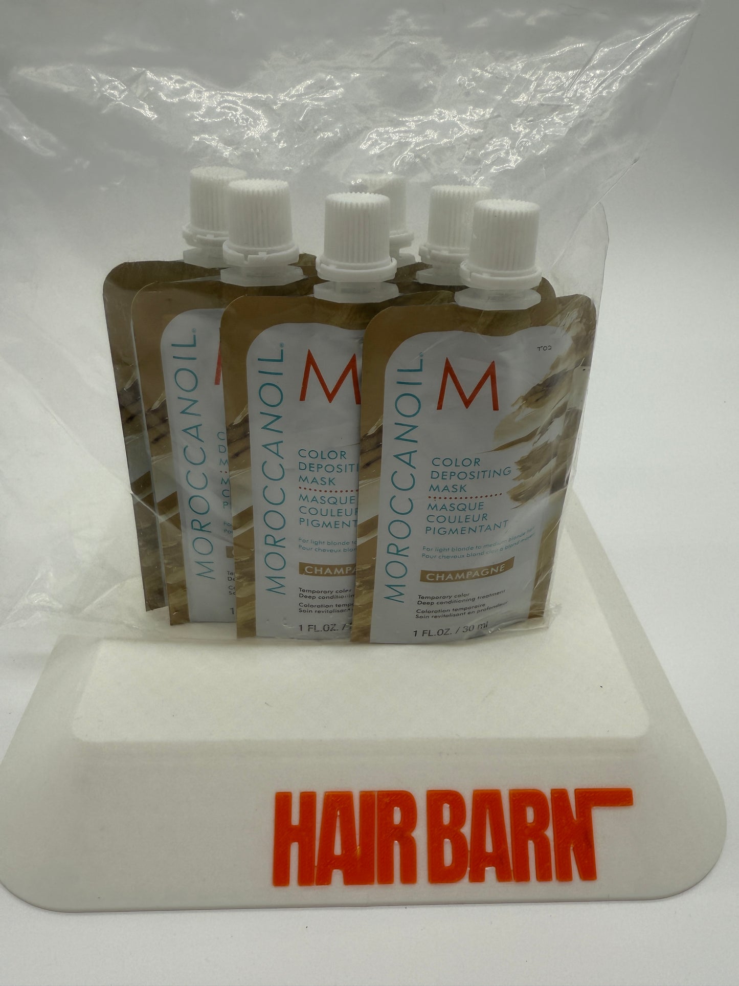 6 Pack Moroccanoil Color Depositing Mask Champagne 1 oz