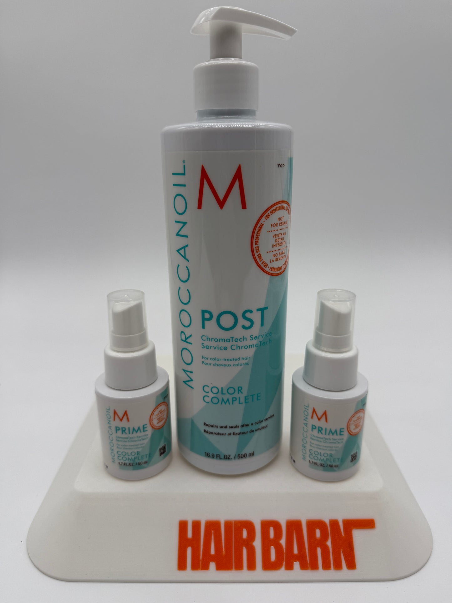 2 Pack Moroccanoil Chromatech Service Color Complete Prime and Post 16.9 oz Kit