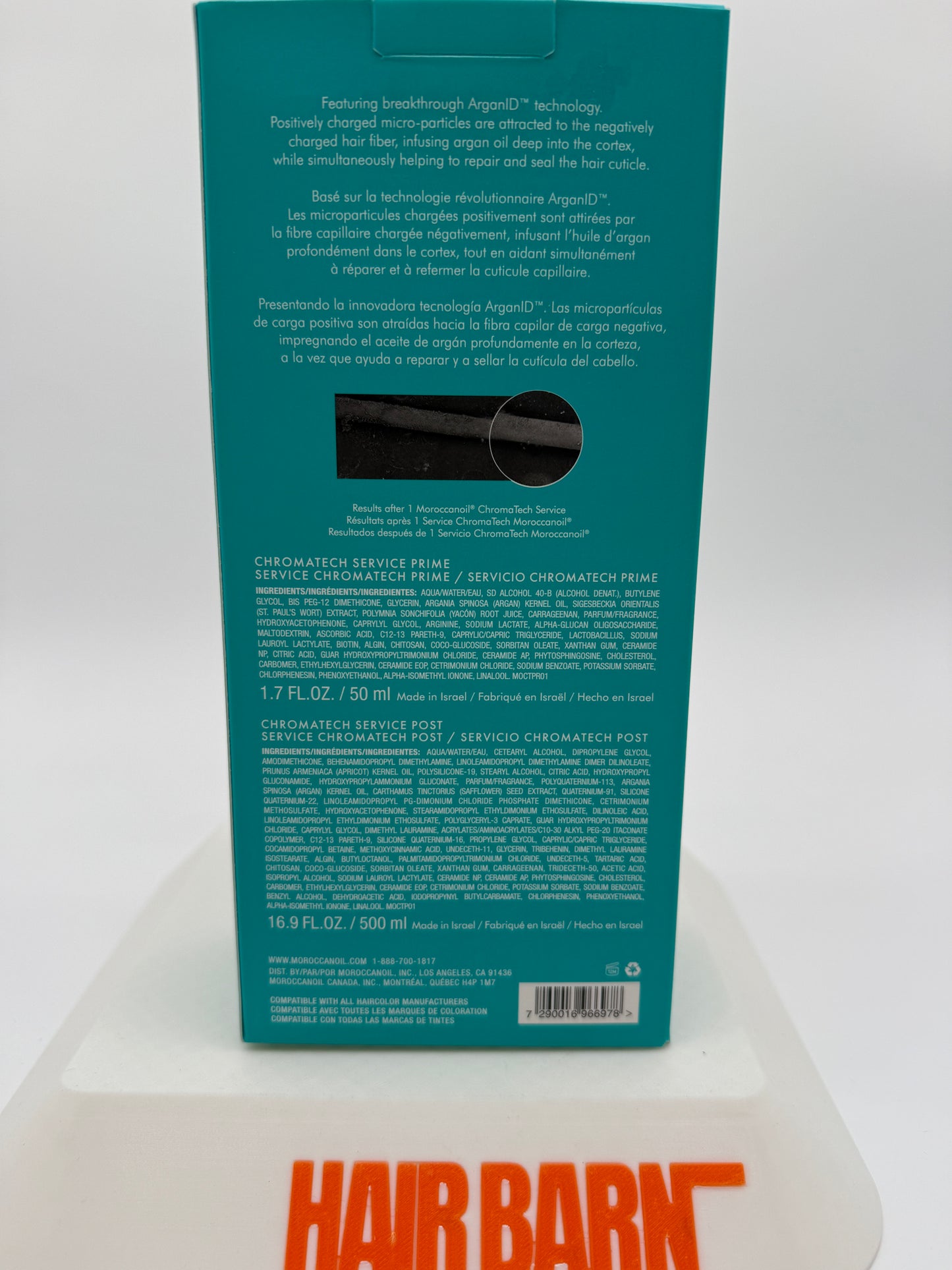 2 Pack Moroccanoil Chromatech Service Color Complete Prime and Post 16.9 oz Kit