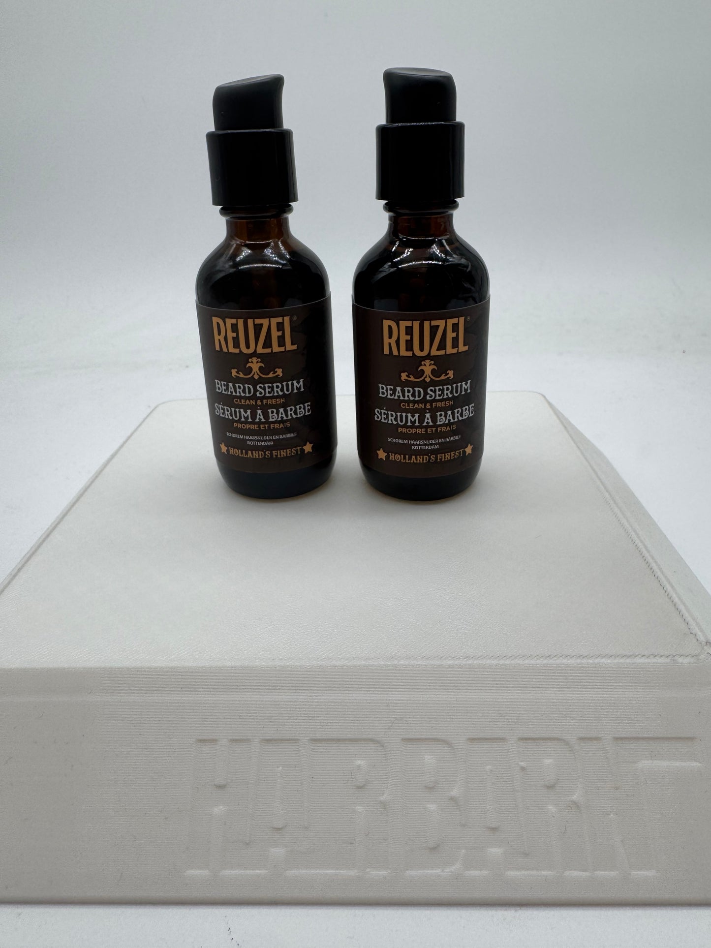 2 Pack Reuzel Beard Serum Clean and Fresh Serum A Barbe 2 fl oz