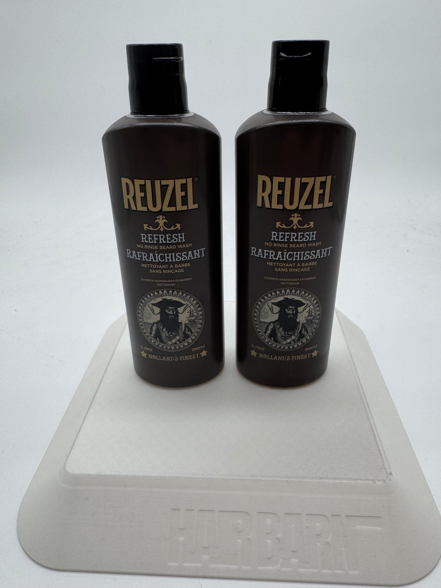 2 Pack Reuzel Refresh No Rinse Beard Wash 6.76 fl oz