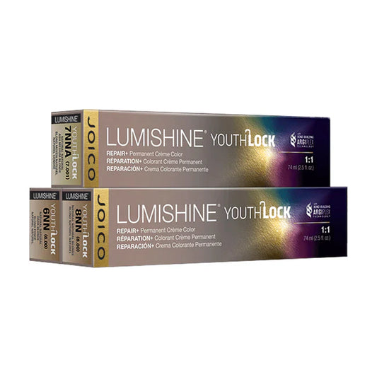 3 Pack Joico Lumishine Youthlock Color 9NNWC Warm Copper Light Blonde 2.5 oz