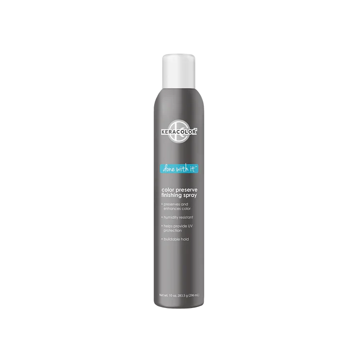 2 Pack Keracolor Done With It Color Preserve Finishing Spray 10.1 OZ