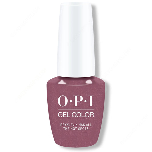 OPI Gelcolor Nail Polish 15ml Bottle Reykjavik Has All The Hot Spots