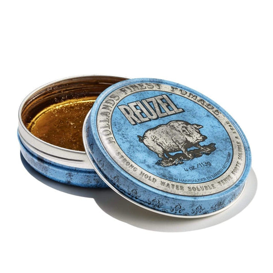 3 Pack REUZEL Hollands finest Hair Pomade Strong Hold Blue 1.3oz