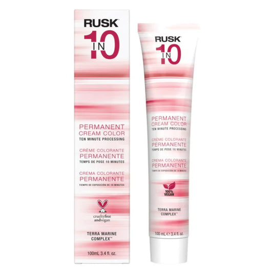 3 Pack Rusk in 10 Cream Hair Color HLA High Lift Ash 3.4 oz