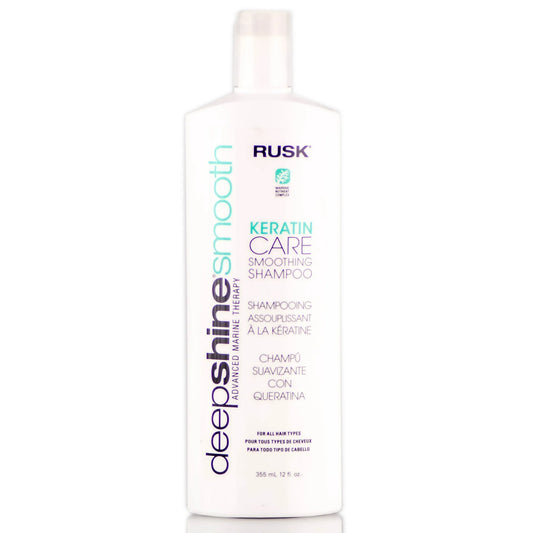Rusk Deepshine Smooth Keratin Care Smoothing Shampoo 12 oz