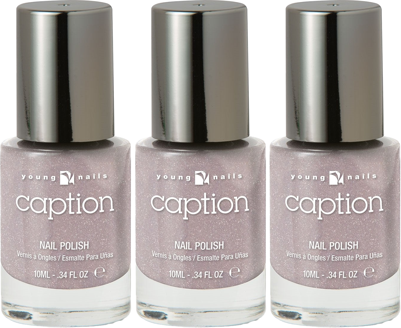 3 Pack Caption Polish .34fl oz NO BATTERIES INCLUDED