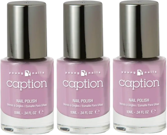 3 Pack Young Nails Caption Top Effects & Nail Polish -0.34 oz Heart You