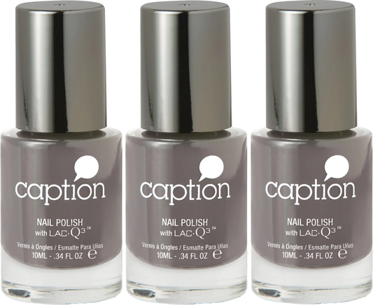 3 pack Young Nail Caption Polish .34fl oz Romance vs Reality