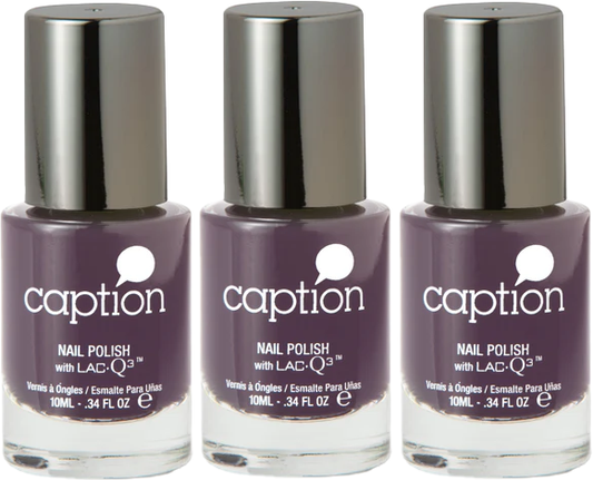 3 pack Young Nails Caption Nail Polish .34fl oz To Be Perfectly Honest