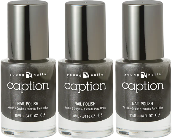 3 pack Young Nails Caption Nail Polish Lac-Q3 C008 Dust Yourself Off - 0.34 oz